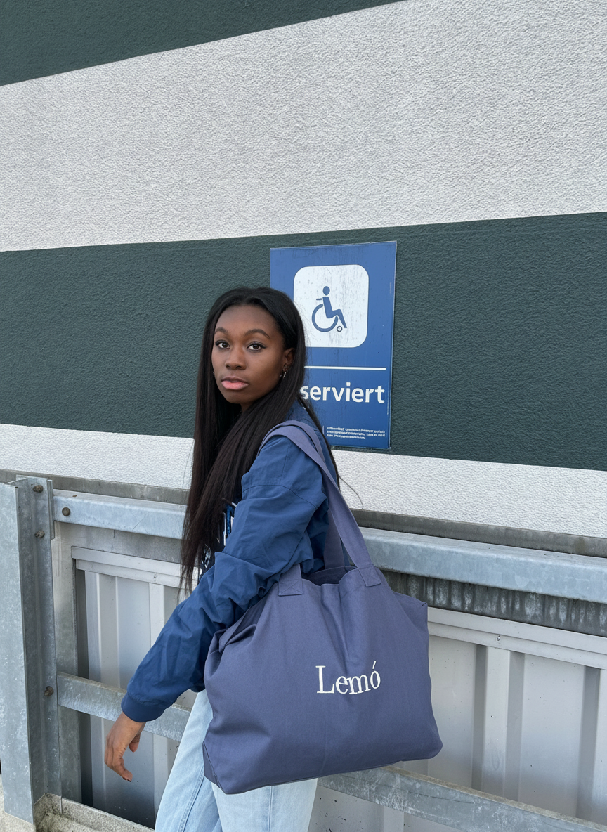 Lemó Tote Bag Navy