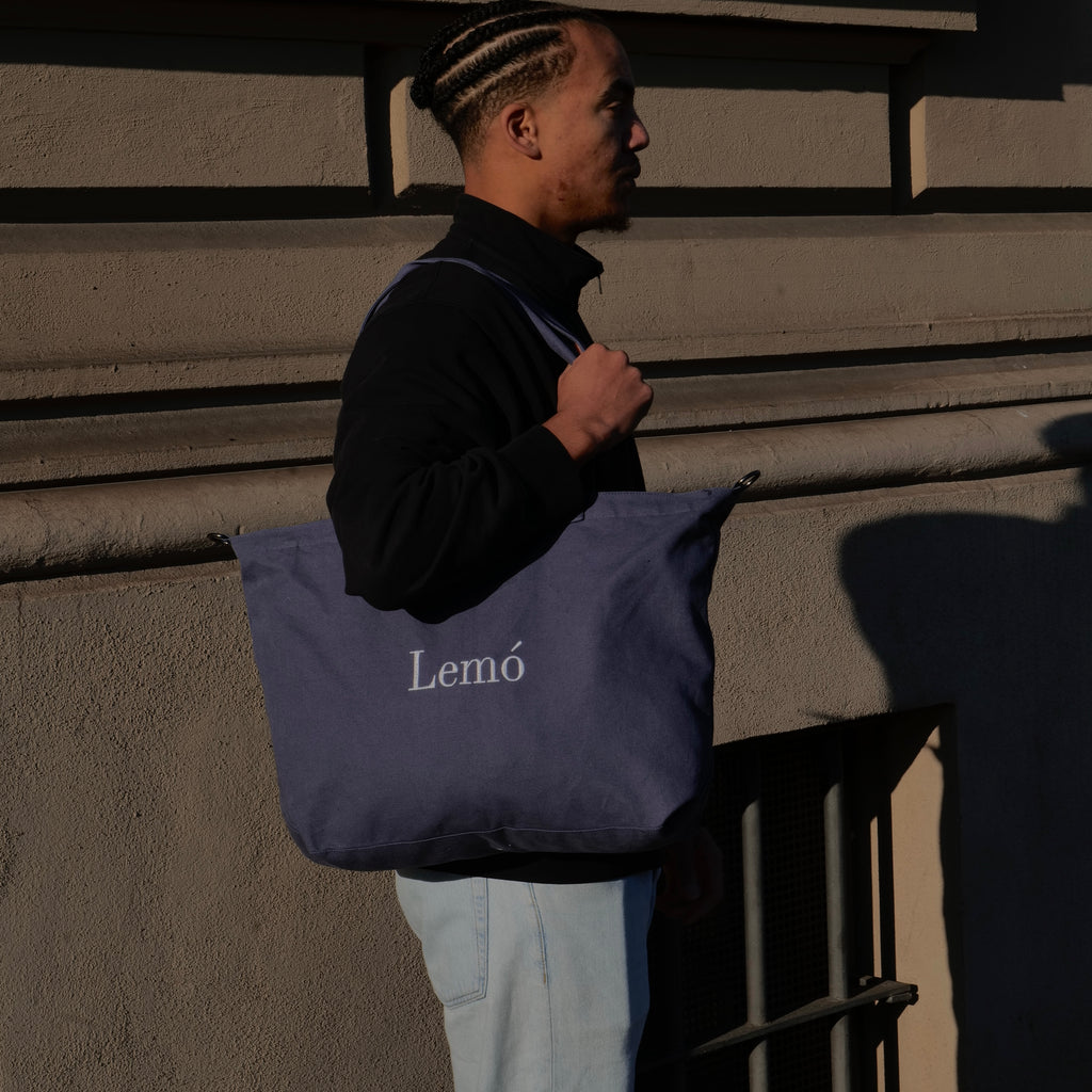 Lemó Tote Bag Navy Blue