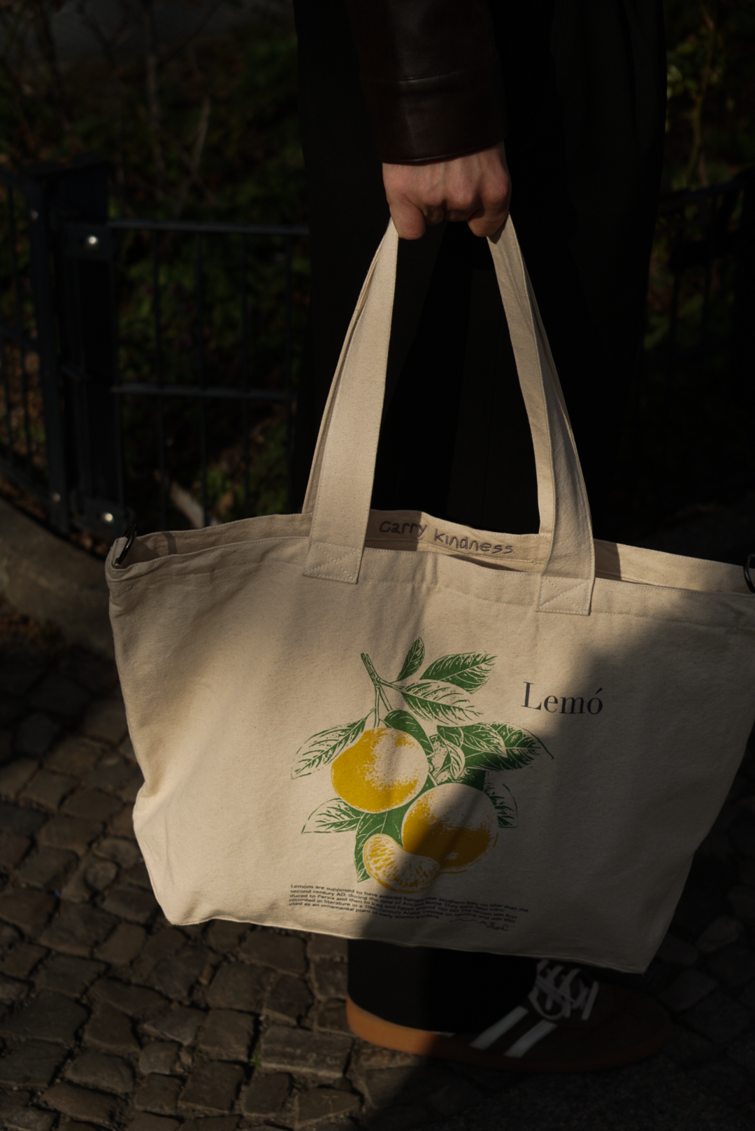 Lemó Tote Bag Natural Fairtrade Heavy Cotton